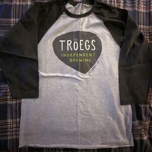 Troegs brewing baseball tee‎